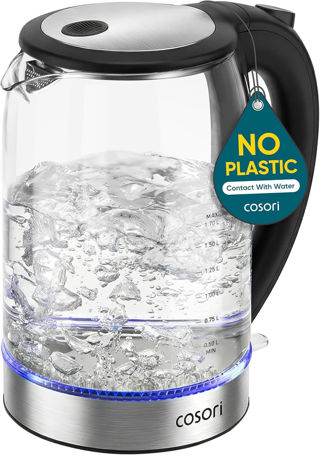Cosori Electric Kettle 1.7L Borosilicate Glass product photo