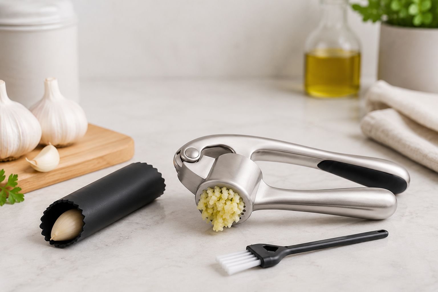 Why the Zulay Kitchen Premium Garlic Press Is So Popular Right Now